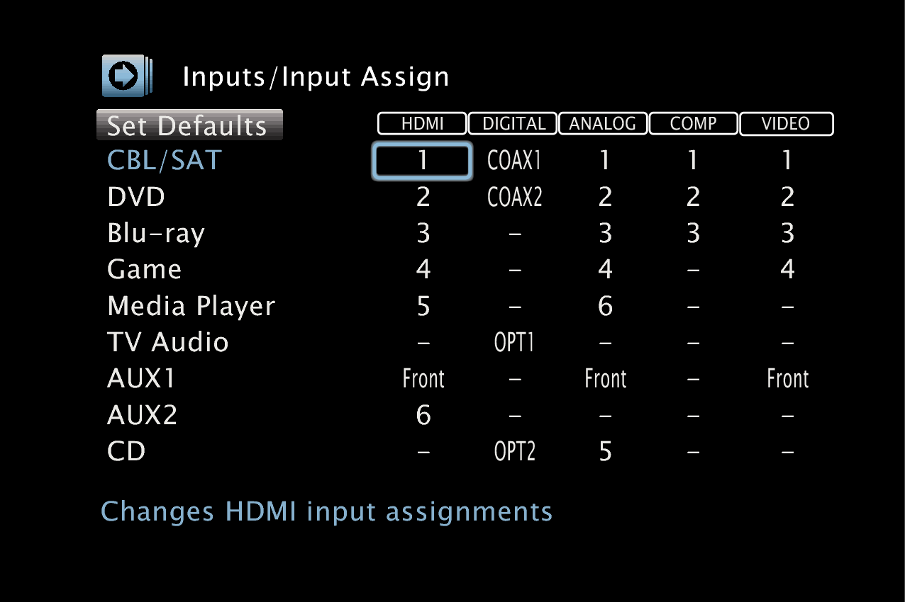 GUI InputAssign X7200WE3